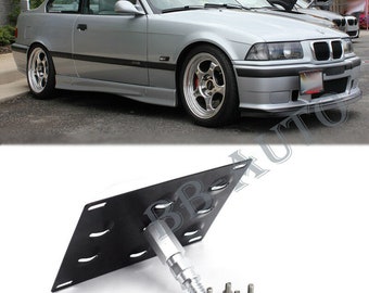 For 05-10 BMW E60 M5 Only Front Bumper Tow Hook License Plate Bracket Relocator