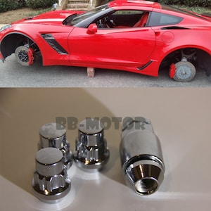For Honda Toyota Lexus Acura Mazda Anti Theft Wheel Lock Socket Lug Nut Rim Stud Cone Seat Bolt Screw M12x1.5 Anodized Tuner x4 + Key Socket