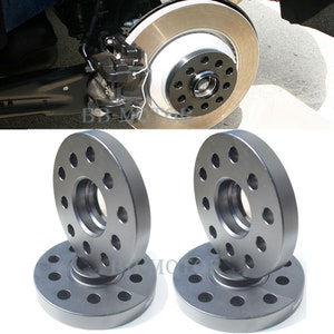 5x100 5x112 Hub centric Wheel Rim Spacers X4 Adapters For VW Volkswagen Audi 57.1mm Bore Thickness 20mm M14x1.5 (Required Extended Lug Nuts)