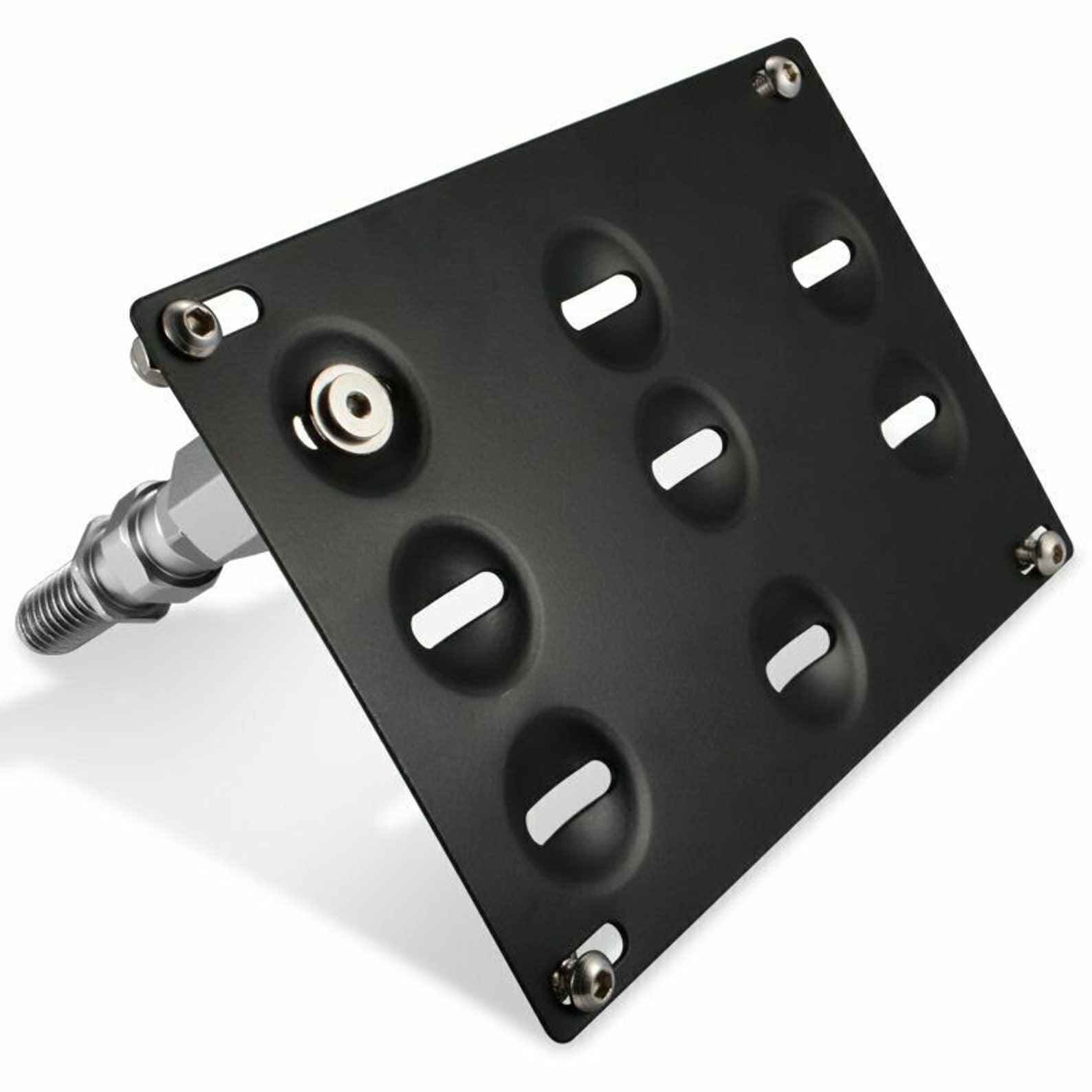 Front Bumper Tow Hook Hole Cover License Plate Relocate Etsy