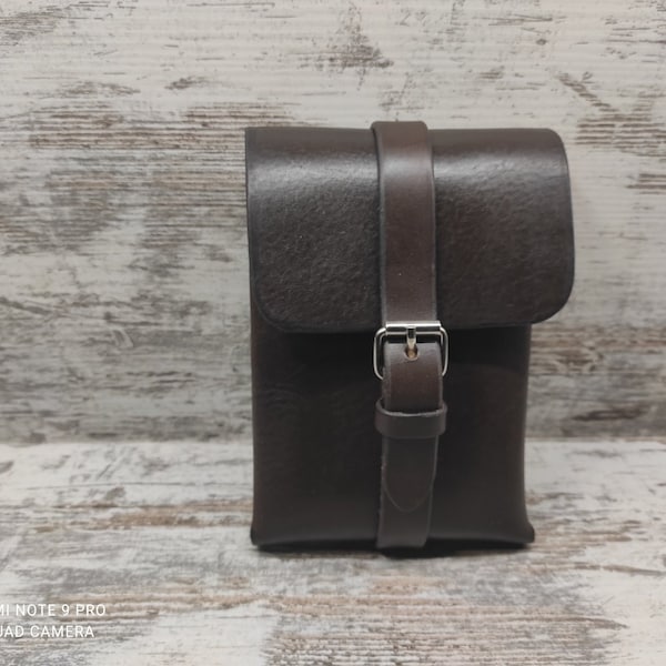 Sac de ceinture en cuir, pochette de ceinture, pochette de hanche, pochette de voyage, pochette de bushcraft, cadeau pour lui, pochette en cuir véritable, étui en cuir de ceinture, cadeau pour elle