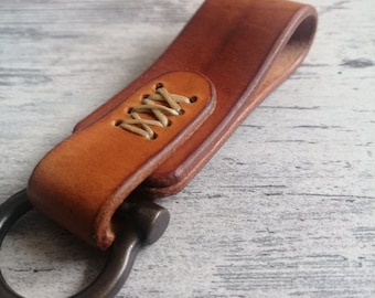 leather key ring,leather key ring bracelet,leather keychain,leather key holder,Leather Key Fob,Personalized Leather Keychain,Leather Keyring