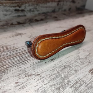 Leather drawer handles, Knopf, knob, leather drawer pulls,handles,leather handles, leather pulls,cabinet pulls leather Light Brown