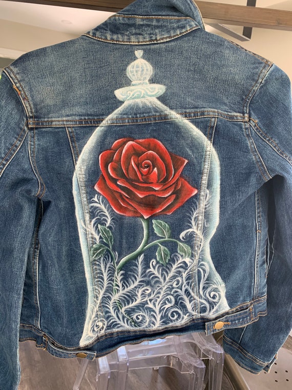 jacket jeans rose