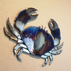 Dungeness Crab Metal Art