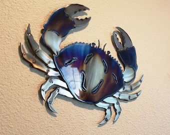 Dungeness Crab Metal Art