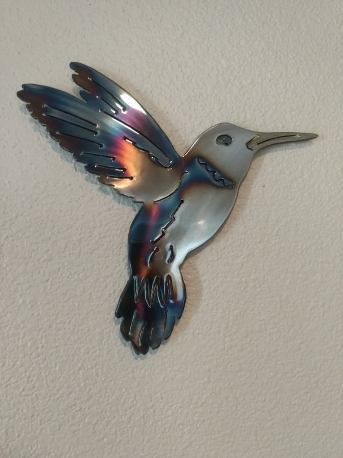 Hummingbird Metal Art Etsy