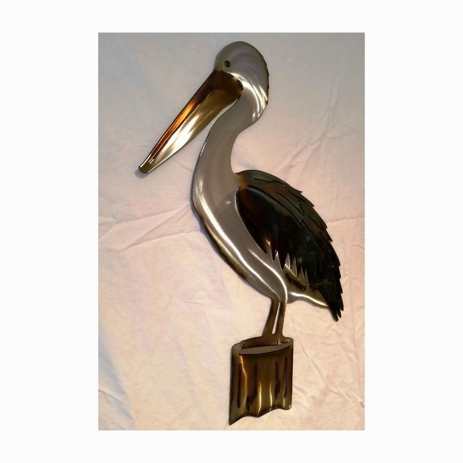 Metal Pelican Etsy