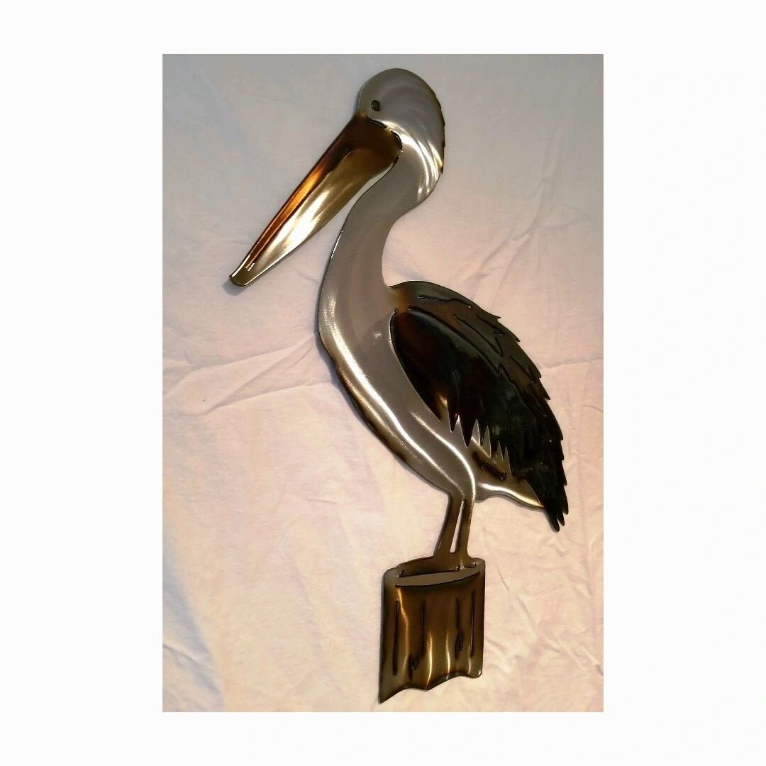 Metal Pelican Etsy