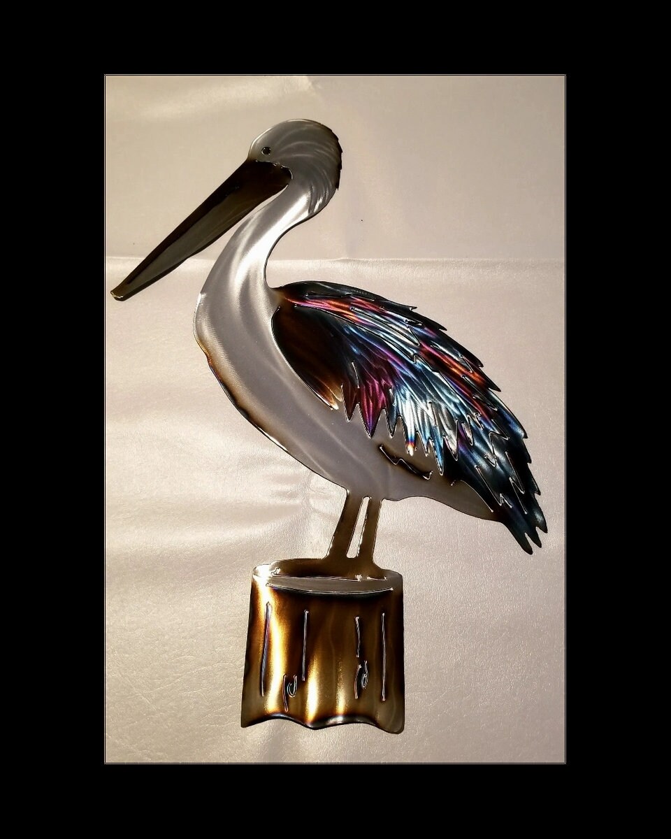Metal Pelican Etsy