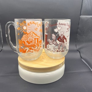 Hazel Atlas Musical Mugs - set of 2!