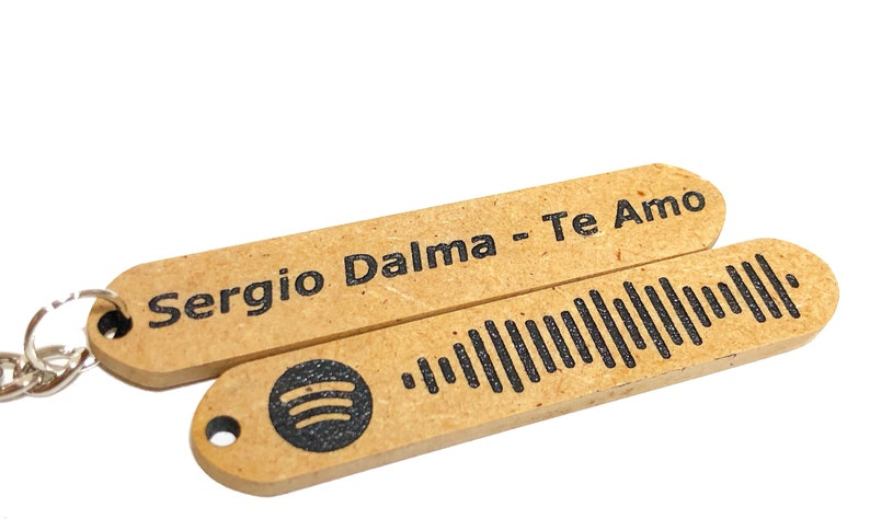 diy spotify code keychain