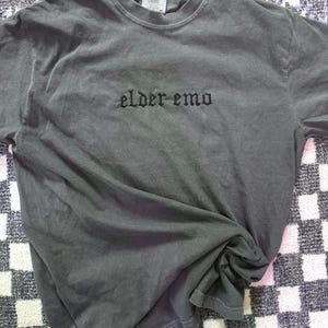 Elder Emo Embroidered T-Shirt