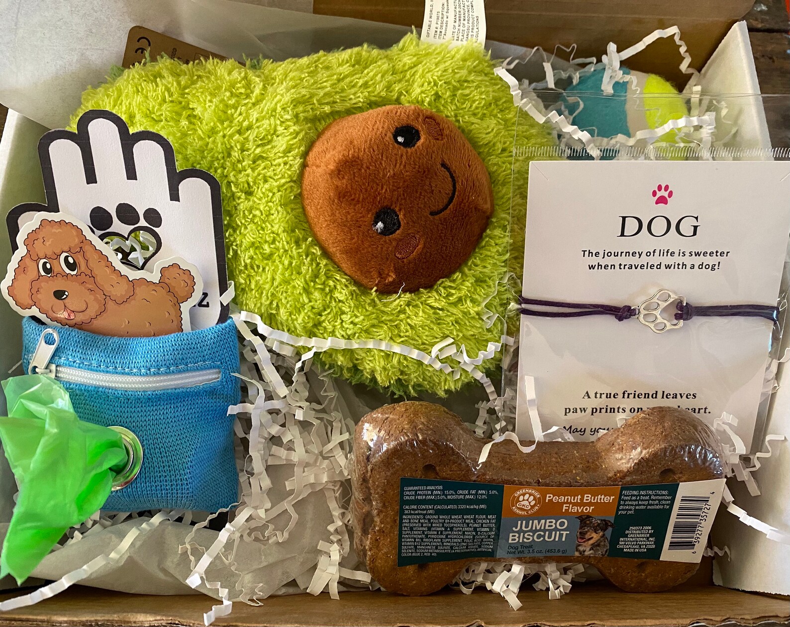 Dog gift New Dog Gift Box Dog gift basket Dog birthday Dog Etsy
