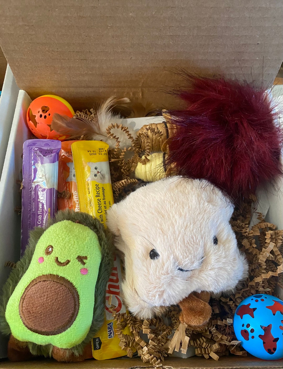 Cat Gift, Cat Gift Box, Cat Toys, New Cat Gifts, Catnip Toys, Kitten