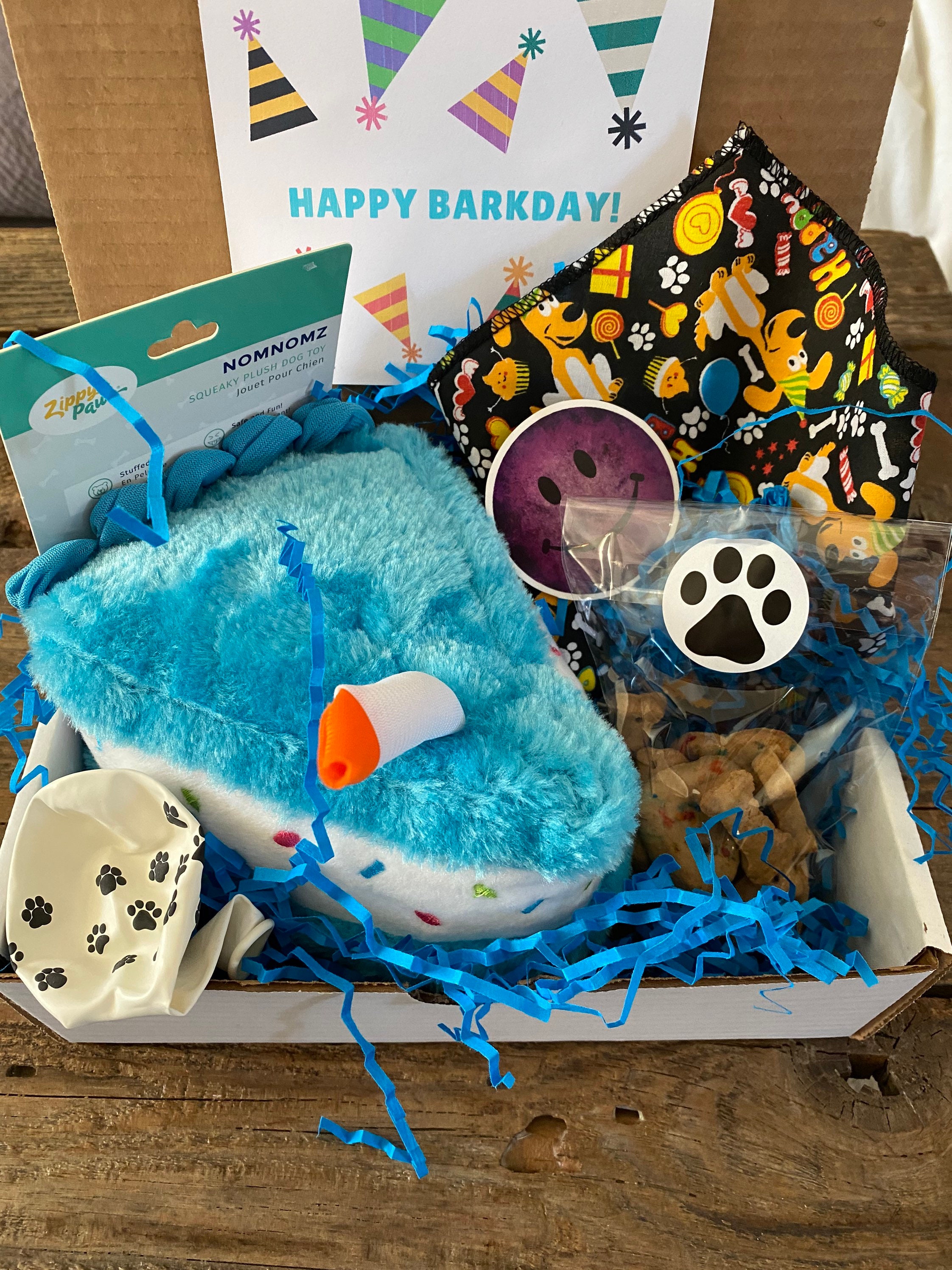 Dog birthdayDog birthday box bark day giftdog gift box dog Etsy