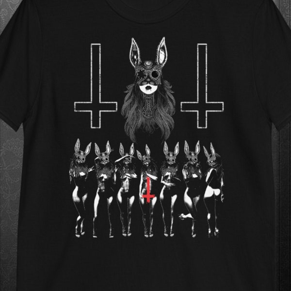 Short-Sleeve Unisex T-Shirt. Satanic Goth Steampunk T-shirt.