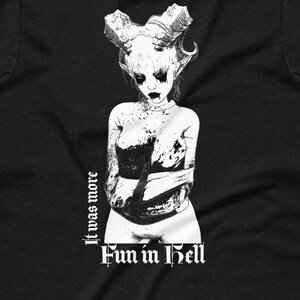Short-Sleeve Unisex T-Shirt. Goth T-Shirt. Dark Art. Demon.