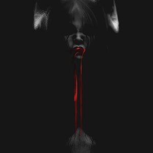 Satanism decor. Goth Art print. Dark art. A4.