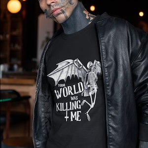 Short-Sleeve Unisex T-Shirt. Steampunk Skeleton T-Shirt