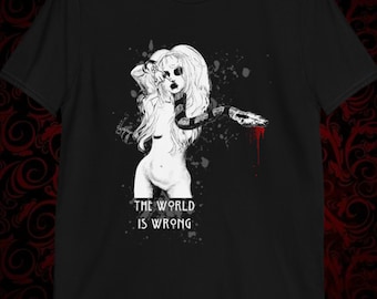 Short-Sleeve Unisex T-Shirt. Satanic T-Shirt