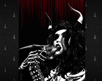 Take my soul away_horror art print