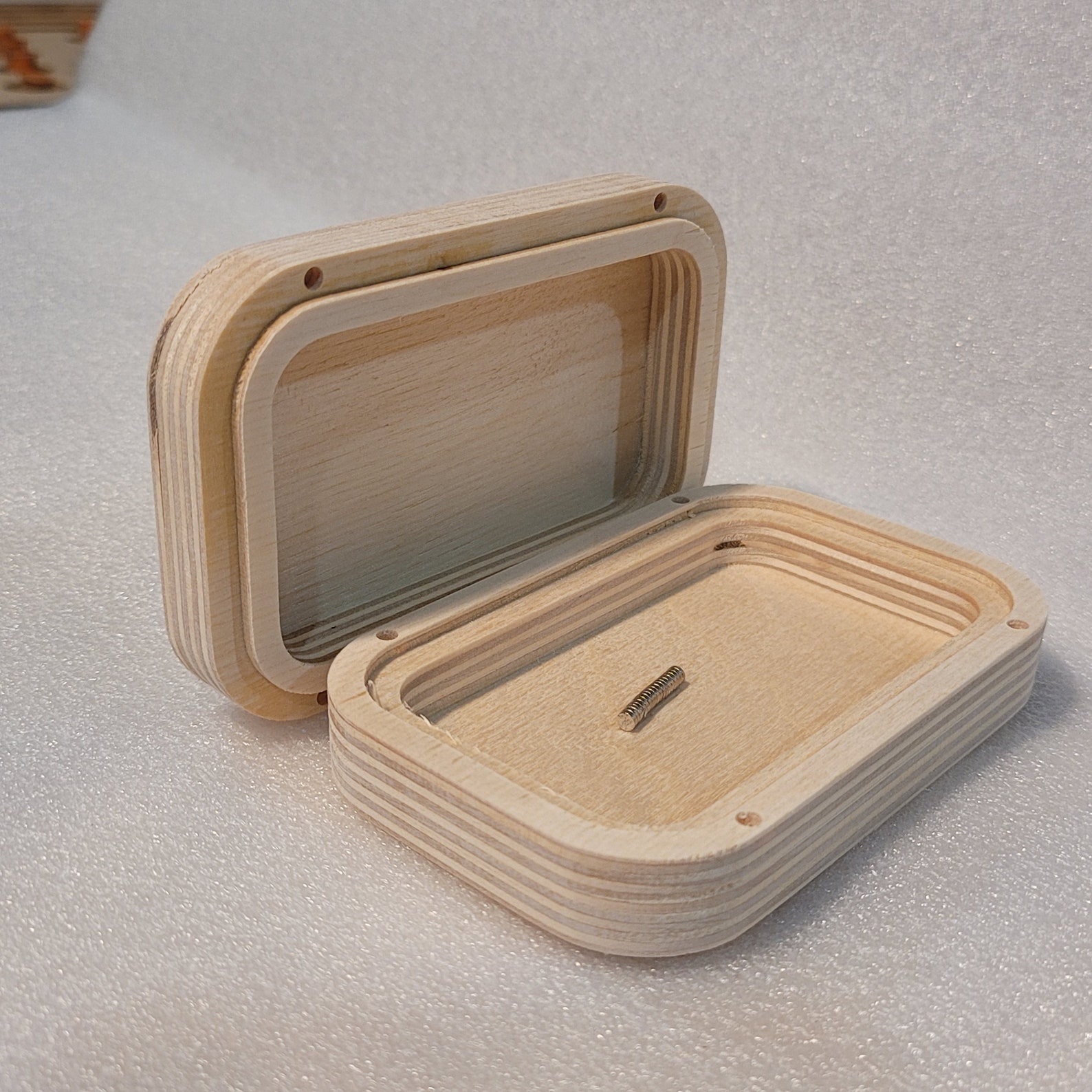 Unfinished Small Wooden Rectangle Box/ Tiny Box To Decorate/ Etsy