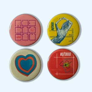 Buzzcocks - 25mm button badges - punk, band, music, album, cover, art