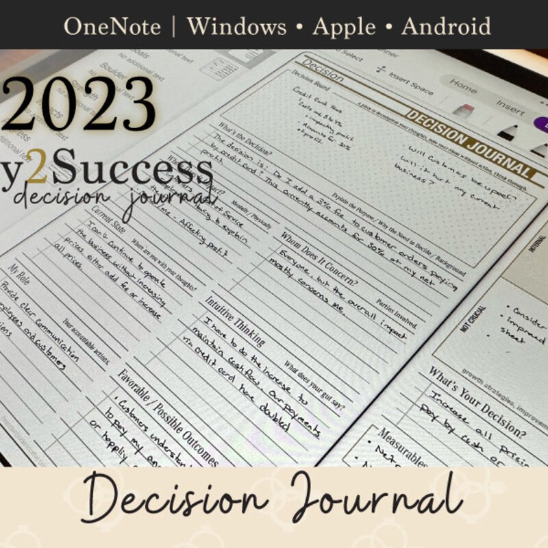 Onenote Templates - Etsy