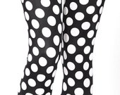 Black & White Spotty Leggings