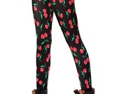 Cherry Print Leggings