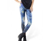 Van Gogh Starry Night Leggings. PLUS SIZE. New