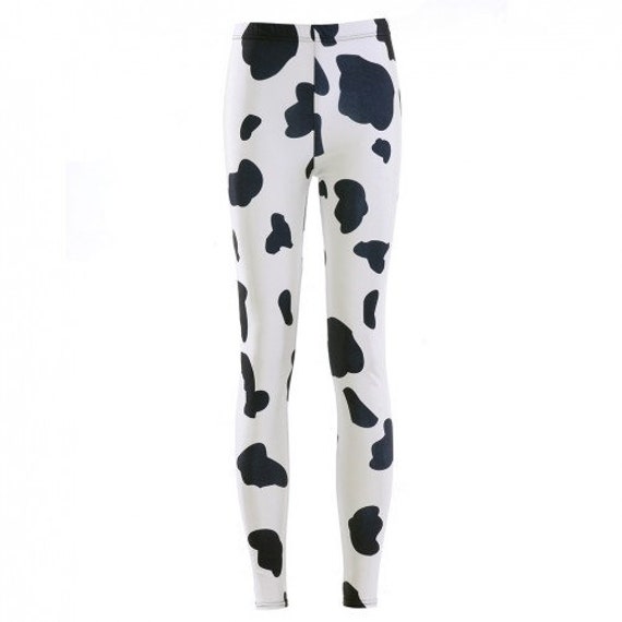 Cow pattern leggings sale