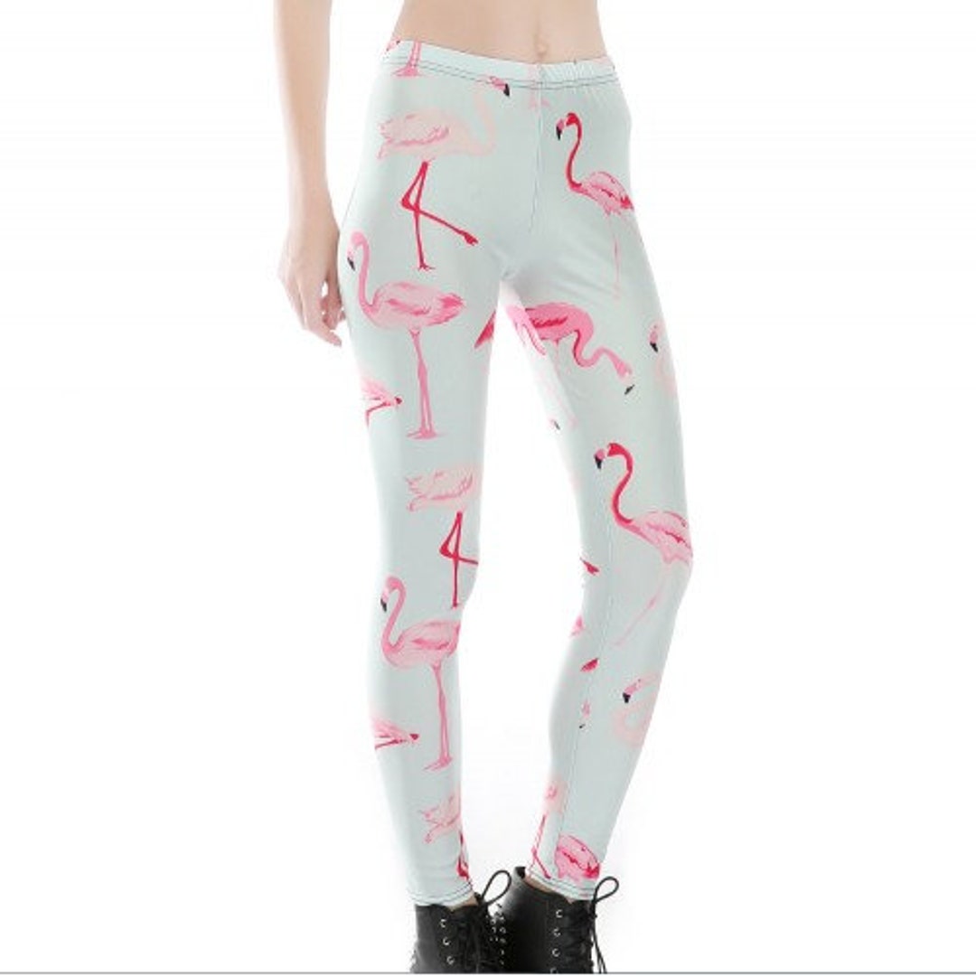 Christmas 2025 flamingo leggings