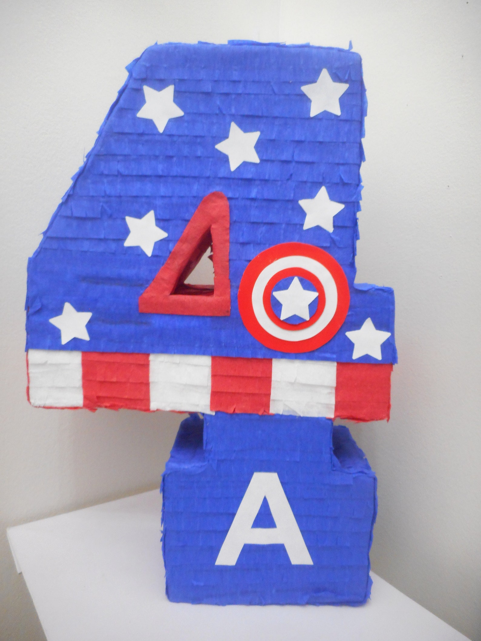Captain America Number Pinatas Captain America Number Pinatas