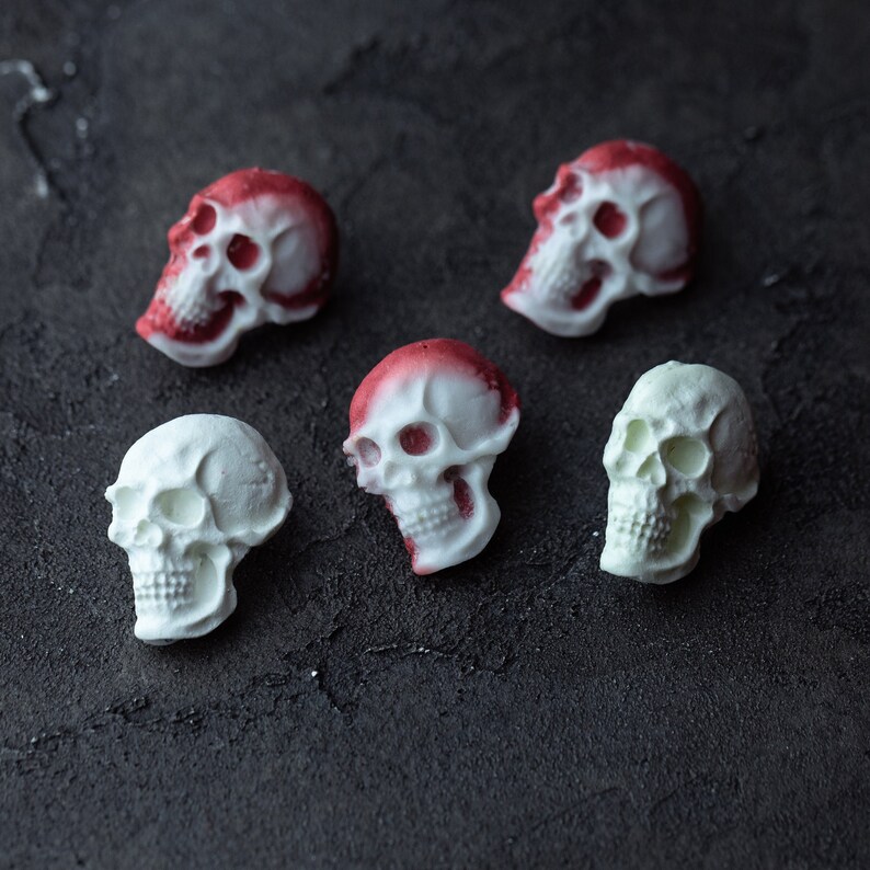 day of the dead punk rock jewelry resin gothic brooch Skull Halloween lapel pin creepy cute badge