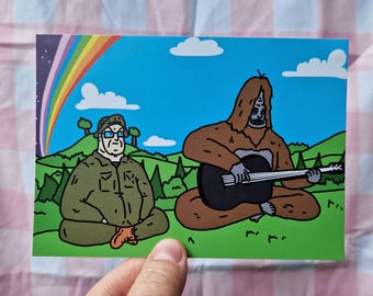 The Big Lez Show A6 Art Print