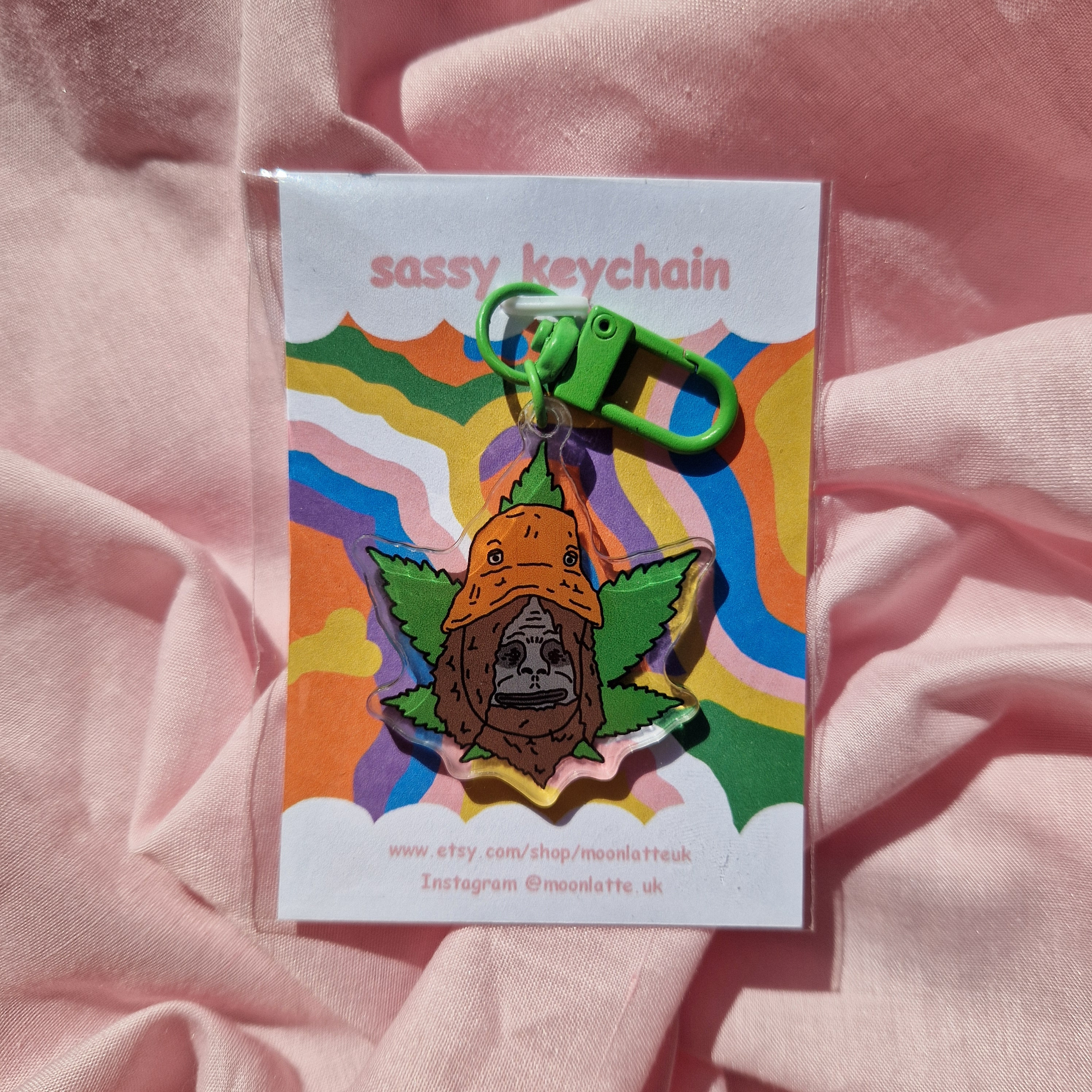The Big Lez Show Sassy the Sasquatch Acrylic Keychain | 2 Inch - Etsy