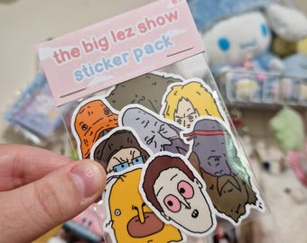 Custom Big Lez Show Lego Minifigs - Full Set