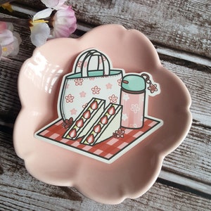 Sakura Lunch Set Aufkleber
