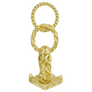 Thor&#39;s Hammer pendant 925 silver gold-plated