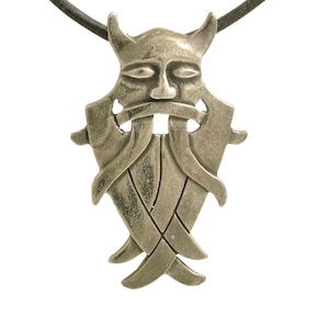 Anhänger Odinsmaske 925 Silber antik