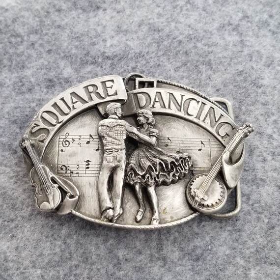 1985 Siskiyou Square Dancing belt buckle
