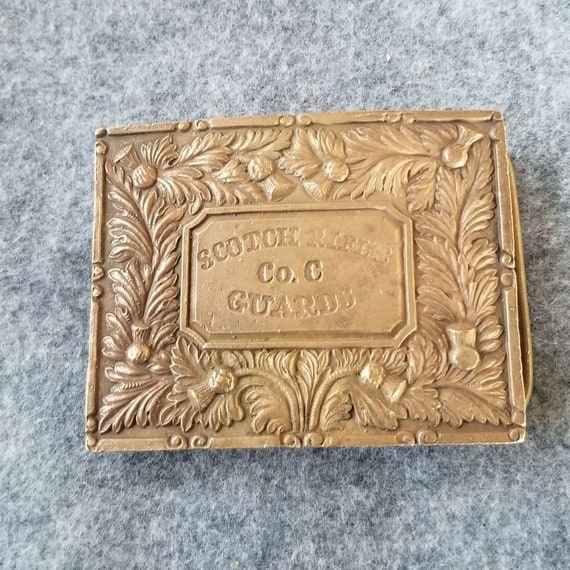 RARE Scotch Rifle Co. belt buckle, very heavy