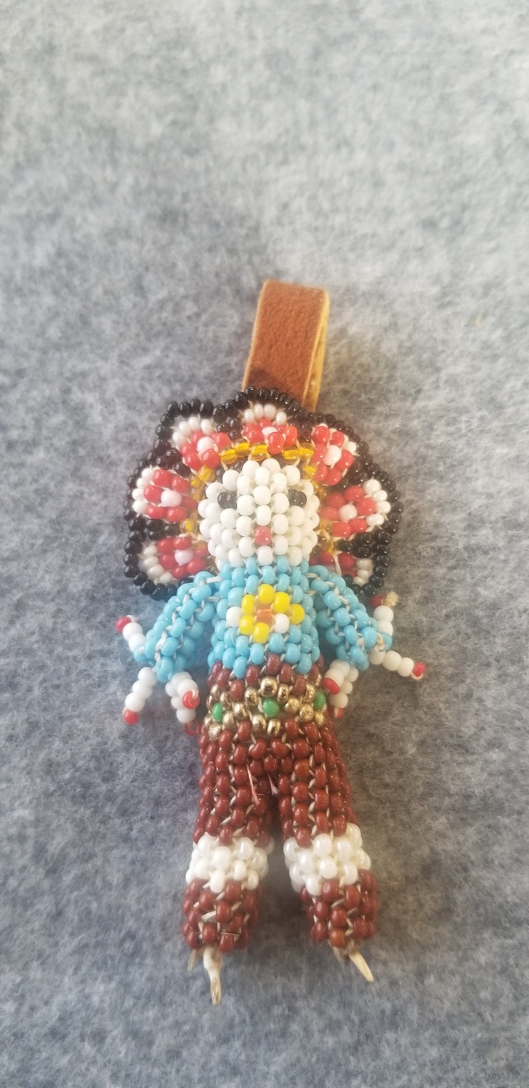 Vintage Zuni Seed Bead Dancer Etsy