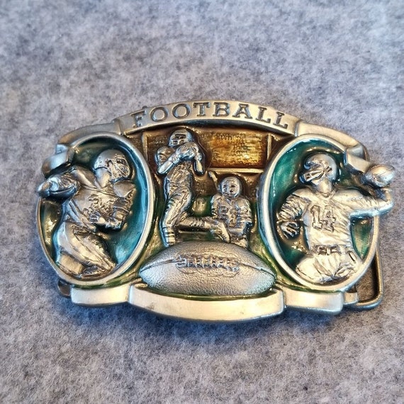 Football belt buckle cheap