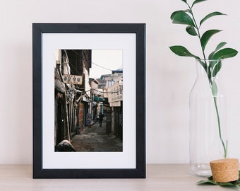 Traditionnel Seoul Alley 35mm Film Photography Print / City Photography / Wall Decor / Séoul Photography / Tirages / Photo Print / Bâtiments / Corée