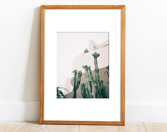 The Getty Centre, Los Angeles // LA // 35mm Film Photography Print // City Photography/ Wall Decor / USA / Photo Print /Cactus /Architecture