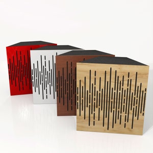 Sound Corner Acoustic Bass Trap &quot;Wave&quot; | Absorption-Diffusion-Reflection | Recording Studio Acoustical Treatments