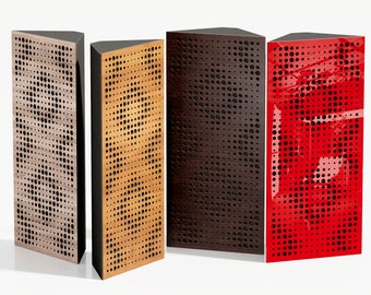 Small Bass Trap &quot;REBAT&quot; for mount in corner under the ceiling and wall | Recording Studio Acoustical Treatments | Size:50x23cm/ 20x9 inches